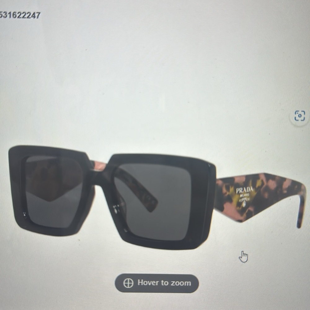 Prada  PR-23YS 1AB5S0 tortoise sunglasses with case